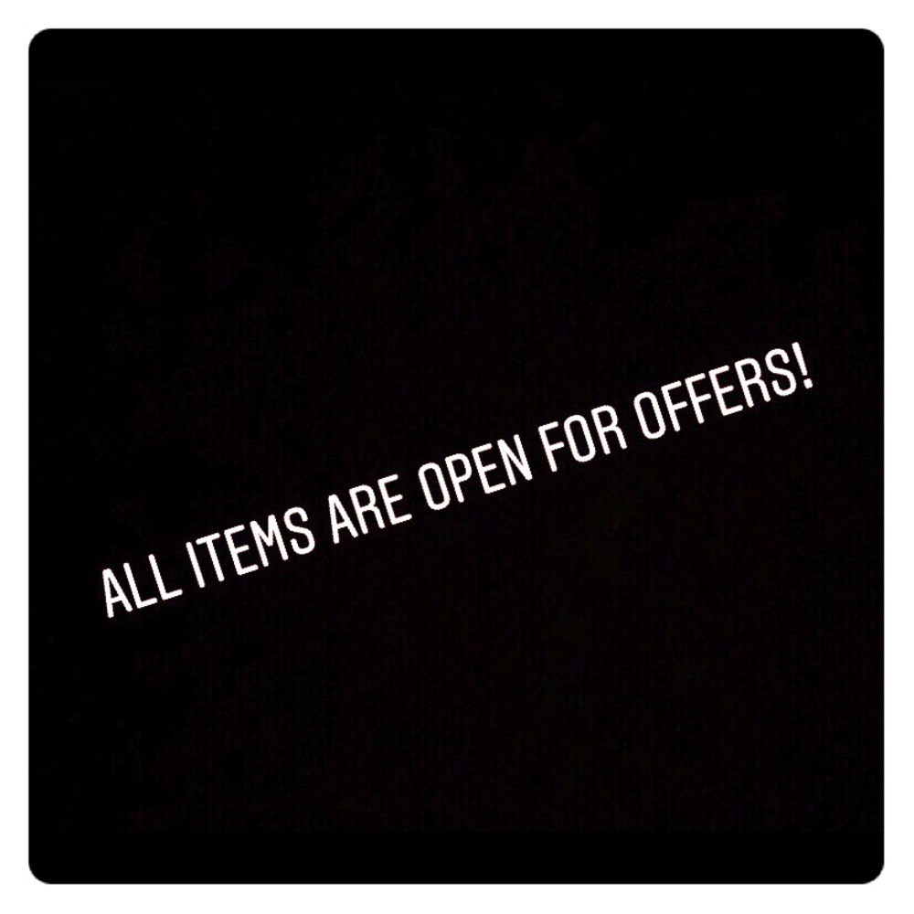 All items are open to offers!! ☺️❤️❤️